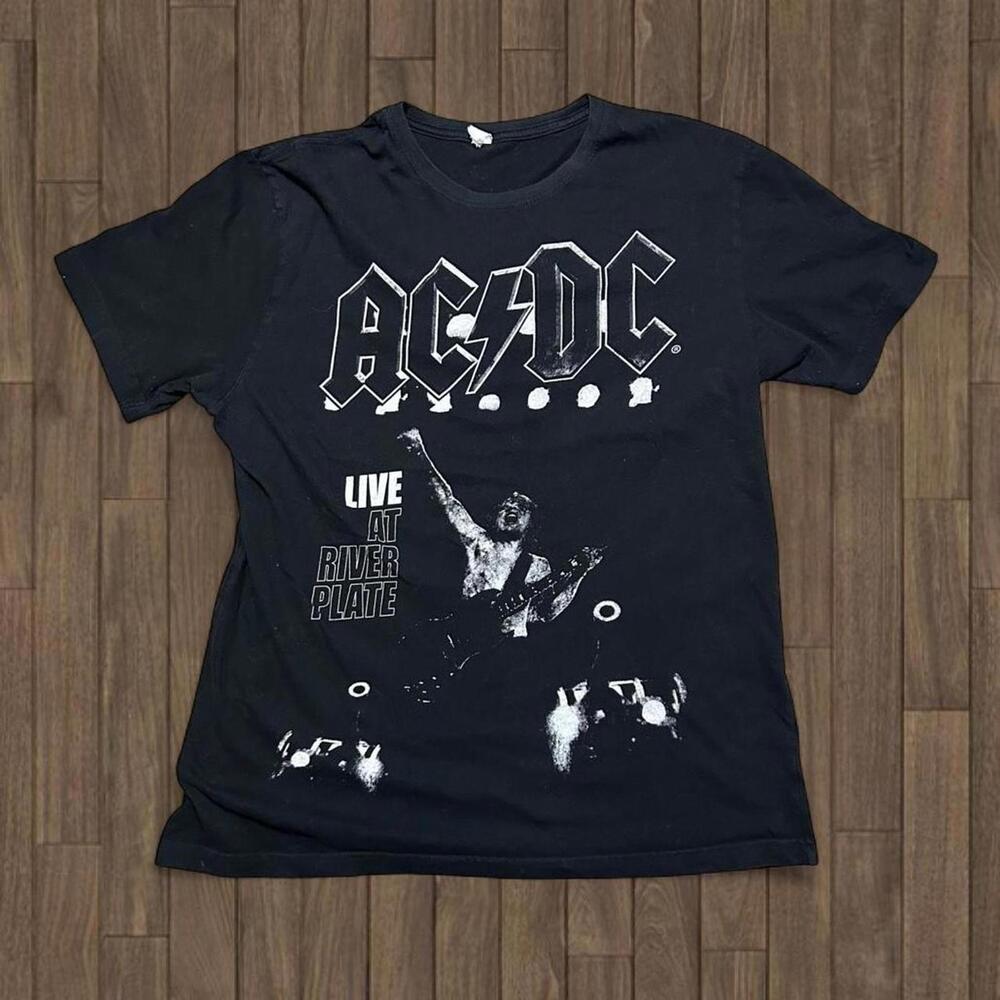 Y2K AC/DC Live at River Plate 2009 Concert T-Shirt Size L